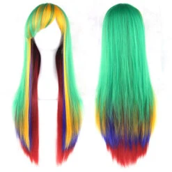 Multi-Color Long Wigs -Clothing Discount Store product image 298353823