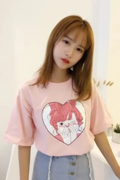 Blushy Girl Tee 20 Blushy Girl Tee -Clothing Discount Store product image 318226753