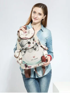 Canvas Kitten Rucksack -Clothing Discount Store product image 361966901