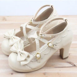 Pearl Embellished Heels -Clothing Discount Store product image 428352072