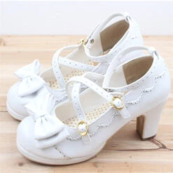 Pearl Embellished Heels -Clothing Discount Store product image 428352076