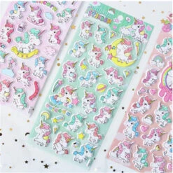 Puffy Unicorn Stickers -Clothing Discount Store product image 562360692