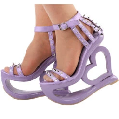 Hollow Heart Platforms -Clothing Discount Store product image 583555720