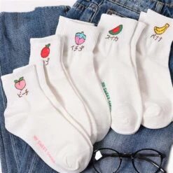 Japanese Fruit Socks 15 Japanese Fruit Socks -Clothing Discount Store product image 589028693