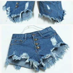 Distressed Jean Shorts -Clothing Discount Store product image 615333546