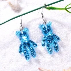 Glitter Bear Earrings 25 Glitter Bear Earrings -Clothing Discount Store product image 620871254