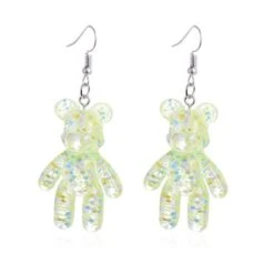 Glitter Bear Earrings 22 Glitter Bear Earrings -Clothing Discount Store product image 620871258