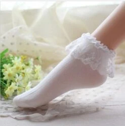 Ruffled Princess Socks -Clothing Discount Store product image 748410032