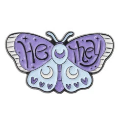 Pronoun Butterfly Enamel Pins -Clothing Discount Store pronoun butterfly enamel pins 2 enamel pin pins lapel pins pin kawaii babe 710