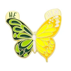 Pronoun Butterfly Enamel Pins -Clothing Discount Store pronoun butterfly enamel pins 9 enamel pin pins lapel pins pin kawaii babe 539