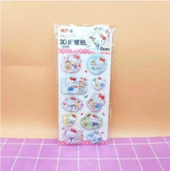 Puffy 3D Kawaii Stickers -Clothing Discount Store puffy 3d kawaii character sticker sheets hellokitty hello kitty kuromi liquid melody pompompurin stickers babe 891
