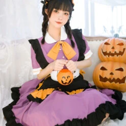 Pumpkin Queen Dress -Clothing Discount Store pumpkin queen lolita dress z1 dresses ddlg playground 224