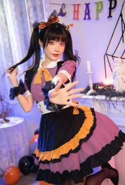 Pumpkin Queen Dress -Clothing Discount Store pumpkin queen lolita dress z1 dresses ddlg playground 354