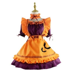 Pumpkin Queen Maid Cosplay Dress -Clothing Discount Store pumpkin queen maid cosplay dress dresses shoulder width 47cm bat 451
