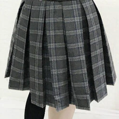 Punk Rock Pleated Skirt -Clothing Discount Store punk rock pleated skirt skirts punk rock kawaii babe pleated skirt 499