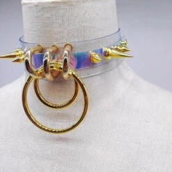 Punk Spiked Collar -Clothing Discount Store punk spiked collar choker choker necklace chokers collar collared kawaii babe 418