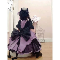 Purple Spade Cosplay Dress -Clothing Discount Store purple spade lolita dress goth girl jsk kawaii babe 102