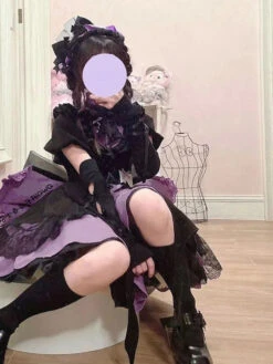 Purple Spade Cosplay Dress -Clothing Discount Store purple spade lolita dress goth girl jsk kawaii babe 955