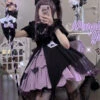 Purple Spade Cosplay Dress 2 Purple Spade Cosplay Dress -Clothing Discount Store purple spade lolita dress xs goth girl jsk kawaii babe 787