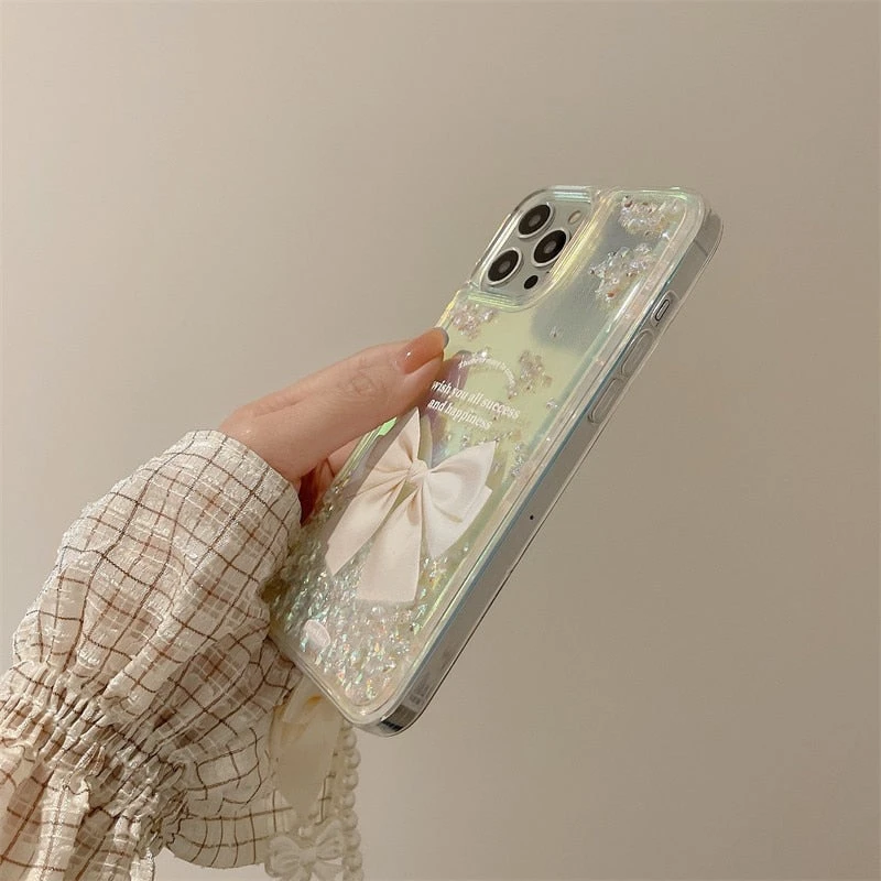 Quicksand Ribbon IPhone Case And Lanyard 10 Quicksand Ribbon IPhone Case And Lanyard - Image 8