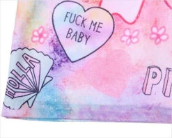 Rainbow Explosion Tee -Clothing Discount Store rainbow explosion tee curse words dont touch harajuku harajuku fashion middle finger shirt kawaii babe 104