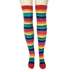 Rainbow Knee Socks 8 Rainbow Knee Socks -Clothing Discount Store rainbow knee socks gay pride knee socks long rainbowcore socks kawaii babe 239