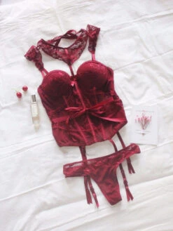 Regal Lingerie Set -Clothing Discount Store regal lingerie set red s bodysuit bodysuits camis camisole intimates lingerie kawaii babe 178