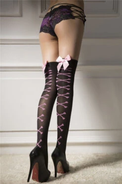 Ribbon Corset Stockings 11 Ribbon Corset Stockings -Clothing Discount Store ribbon corset stockings socks ribbon corset stockings thigh highs 425