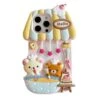 Kuma Cafe IPhone Case 1 Kuma Cafe IPhone Case -Clothing Discount Store rilakkuma bear coffee cafe iphone case mobile cover 957