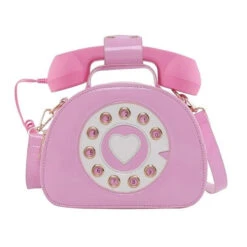 Rotary Phone Handbag -Clothing Discount Store rotary phone handbag bags handbag handbags phone pu material purse kawaii babe 209