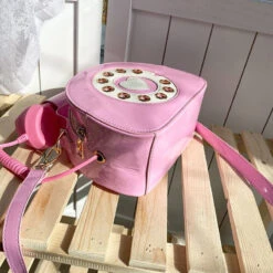 Rotary Phone Handbag -Clothing Discount Store rotary phone handbag bags handbag handbags phone pu material purse kawaii babe 604