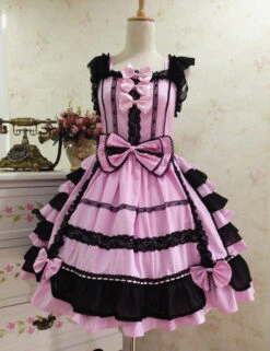 Royal Elegance Gown -Clothing Discount Store royal elegance gown black pink s 1800s chic classic lolita dresses egl dress kawaii babe 595