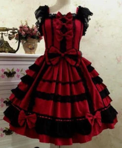 Royal Elegance Gown -Clothing Discount Store royal elegance gown red s 1800s chic classic lolita dresses egl dress kawaii babe 644