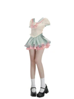 Sailor Scout Bunny Outfit 40 Sailor Scout Bunny Outfit -Clothing Discount Store sailor scout bunny outfit bunny cute skirt kawaii outfit pleated outfit kawaii babe 370
