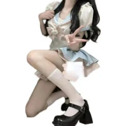 Sailor Scout Bunny Outfit 36 Sailor Scout Bunny Outfit -Clothing Discount Store sailor scout bunny outfit bunny cute skirt kawaii outfit pleated outfit kawaii babe 842