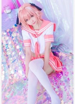 Sailor Seifuku Cosplay Set + Wig -Clothing Discount Store sailor seifuku cosplay set s full outfit anime fate astolfo cosplaying cosplays costume ddlg playground 300