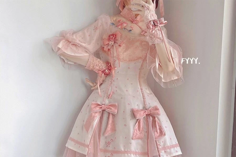 Sakura Cheongsam Kimono Dress 12 Sakura Cheongsam Kimono Dress - Image 10