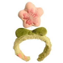 Sakura Blossom Plush Headband 21 Sakura Blossom Plush Headband -Clothing Discount Store sakura cherry blossom pink green plush hair headband 562