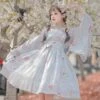 Sakura Kimono Dress 1 Sakura Kimono Dress -Clothing Discount Store sakura kimono lolita dress cherry blossom china chinese dresses ddlg playground 303