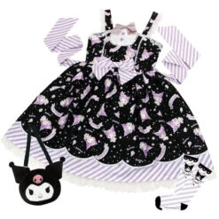 Pastel Dream Girl Kawaii Dress -Clothing Discount Store sanrio lolita dress babydoll black cinnamoroll dresses jsk ddlg playground 269