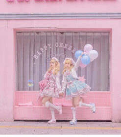 Pastel Dream Girl Kawaii Dress -Clothing Discount Store sanrio lolita dress babydoll black cinnamoroll dresses jsk ddlg playground 996