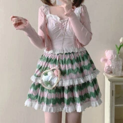 Satin Angeldoll Bustier Crop Top 20 Satin Angeldoll Bustier Crop Top -Clothing Discount Store satin angeldoll bustier crop top angelcore tops cropped shirt t kawaii babe 428