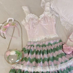 Satin Angeldoll Bustier Crop Top 19 Satin Angeldoll Bustier Crop Top -Clothing Discount Store satin angeldoll bustier crop top angelcore tops cropped shirt t kawaii babe 694