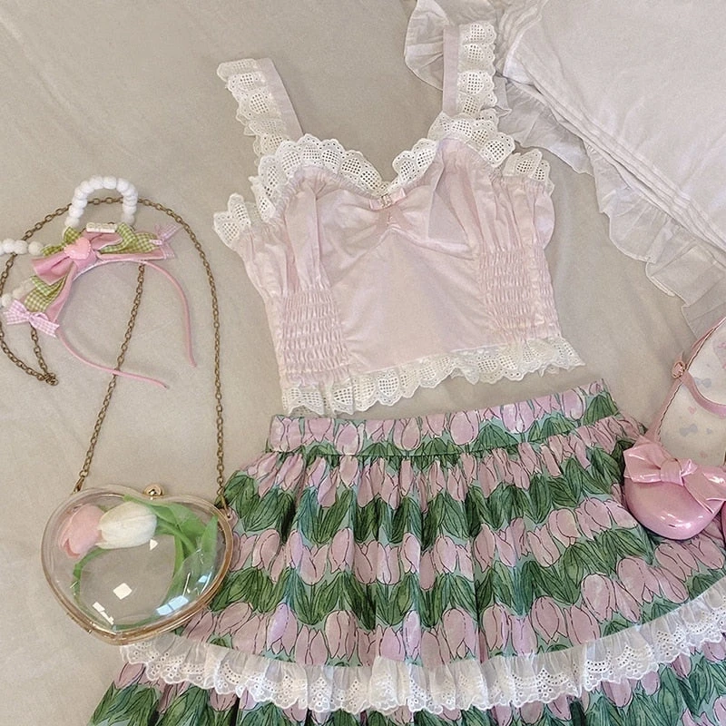 Satin Angeldoll Bustier Crop Top 7 Satin Angeldoll Bustier Crop Top - Image 5