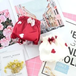 Satin Heart Panties -Clothing Discount Store satin heart panties hearts intimates lingerie love underwear ddlg playground 864