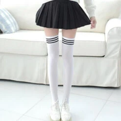 School Girl Stockings -Clothing Discount Store school girl stockings white abdl age regression cgl cglre chire socks kawaii babe 755