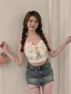 Serendipity Kitten Tank 18 Serendipity Kitten Tank -Clothing Discount Store serendipity kitten tank 70s cats cropped top kitsch shirt kawaii babe 970