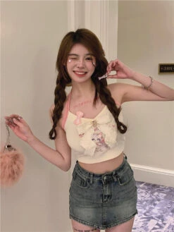 Serendipity Kitten Tank 19 Serendipity Kitten Tank -Clothing Discount Store serendipity kitten tank 70s cats cropped top kitsch shirt kawaii babe 993