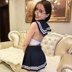 Spicy Student Outfit -Clothing Discount Store sexy student outfit cat cosplay cosplayer cosplaying costumes costume ddlg playground 334