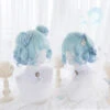 Shades Of Blue Bob Wig -Clothing Discount Store shades of blue bob wig kanekalon lolita bag wigs kawaii babe 714